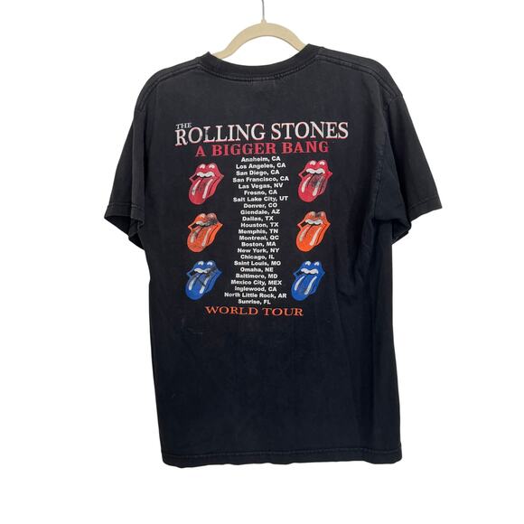 VINTAGE ROLLING STONES A Bigger Bang 2005 Concert T-shirt Size Medium - Picture 2 of 9